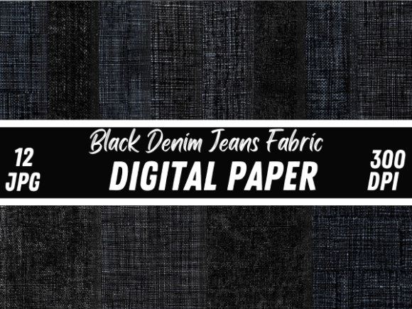 Black Denim Jeans Fabric Paper Patterns: The Ultimate Digital Resource for Creative Projects
