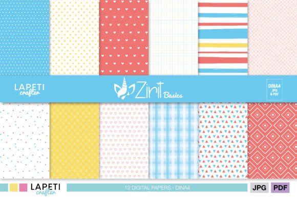 Digital Backgrounds, Printable Patterns for Creative Projects