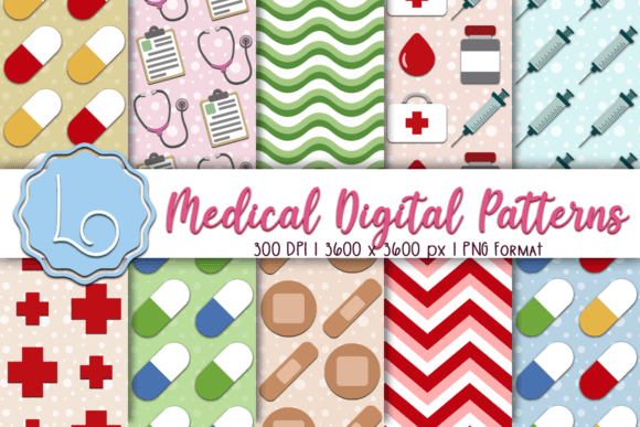 Medical Digital Patterns: Elevating Healthcare Branding and Creative Projects