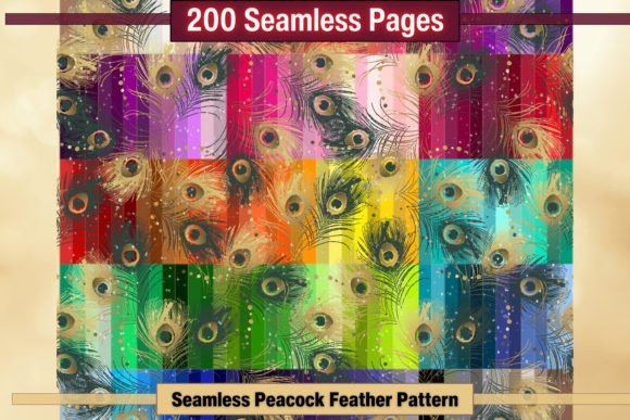 Seamless Peacock Feather Patterns: A Strategic Asset for Creative Branding and Design