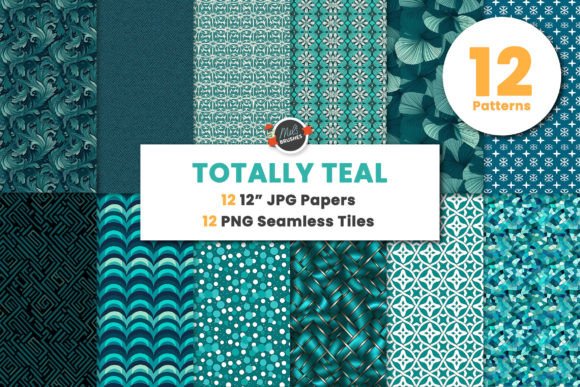 Totally Teal Patterns: A Strategic Asset for Cohesive Brand Identity