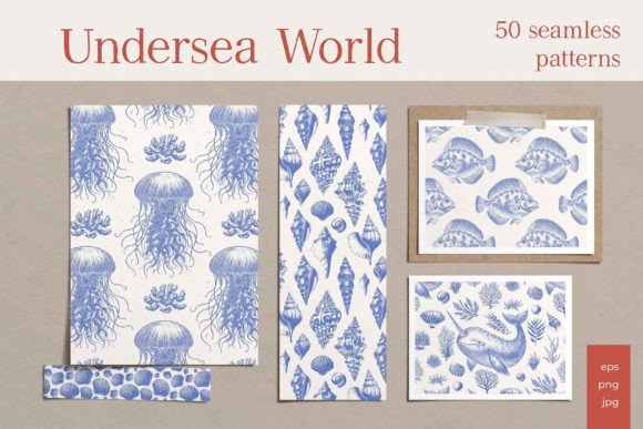 Undersea World 50 Patterns: A Dive into Serene Design