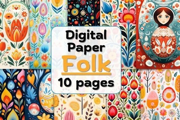 Unleashing Creativity with Digital Paper Spring Folk Patterns: A Comprehensive Guide for Modern Creators