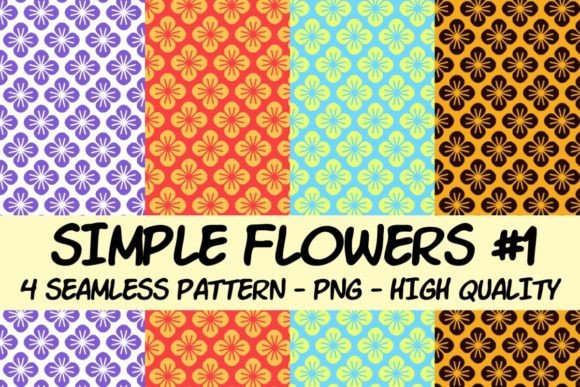 Unlocking Creativity with Simple Flowers Patterns Digital Paper: A Guide to Seamless Backgrounds